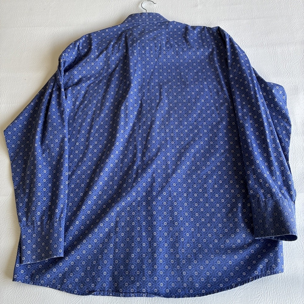 Men's 3XL Shirt George Strait Wrangler Troubadour AOP Geometric Western Cowboy - Picture 9 of 16